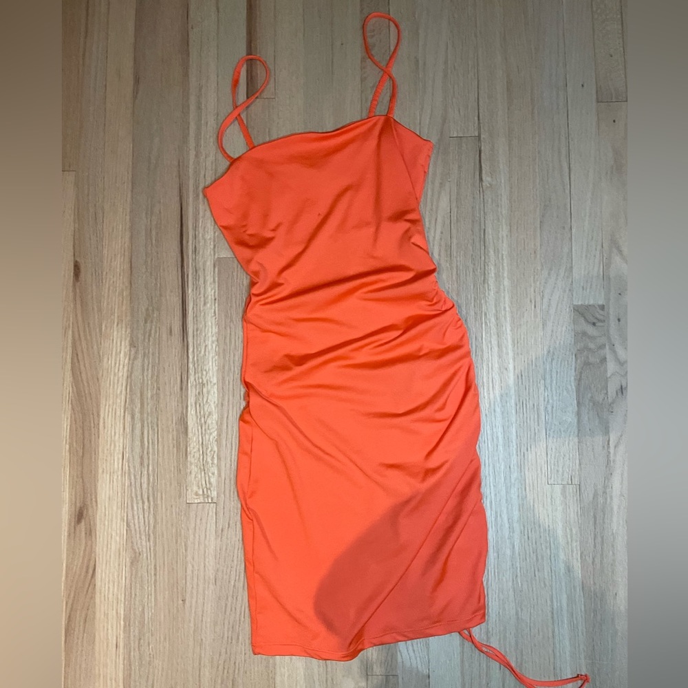 Orange party dress